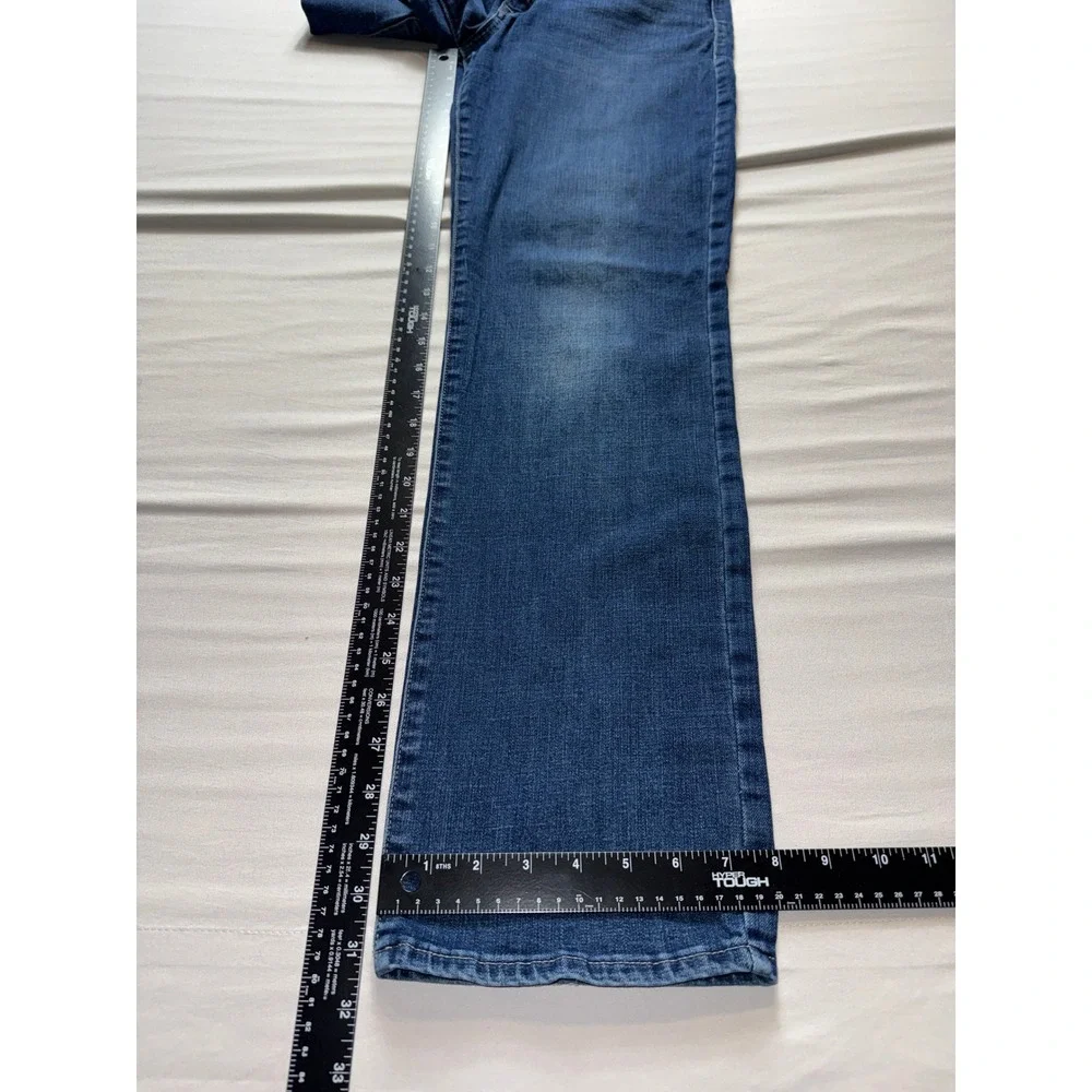 Lucky Brand Mid Rise Straight‎ Leg Jeans Medium Wash Blue Denim Size 10/30